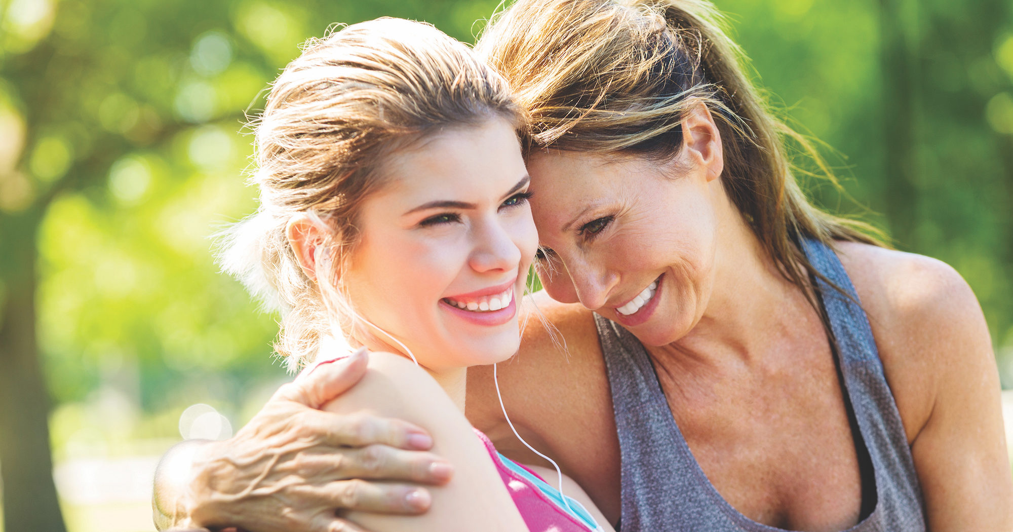 Mother & Daughter Embracing