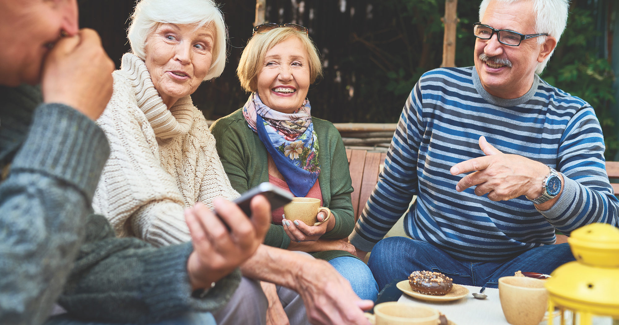 Senior Friends Enjoying Time Outdoors